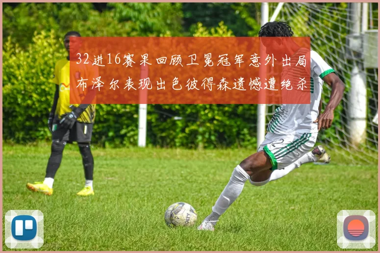 32进16赛果回顾卫冕冠军意外出局布泽尔表现出色彼得森遗憾遭绝杀