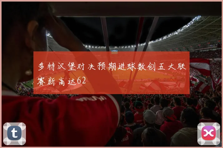 多特汉堡对决预期进球数创五大联赛新高达62